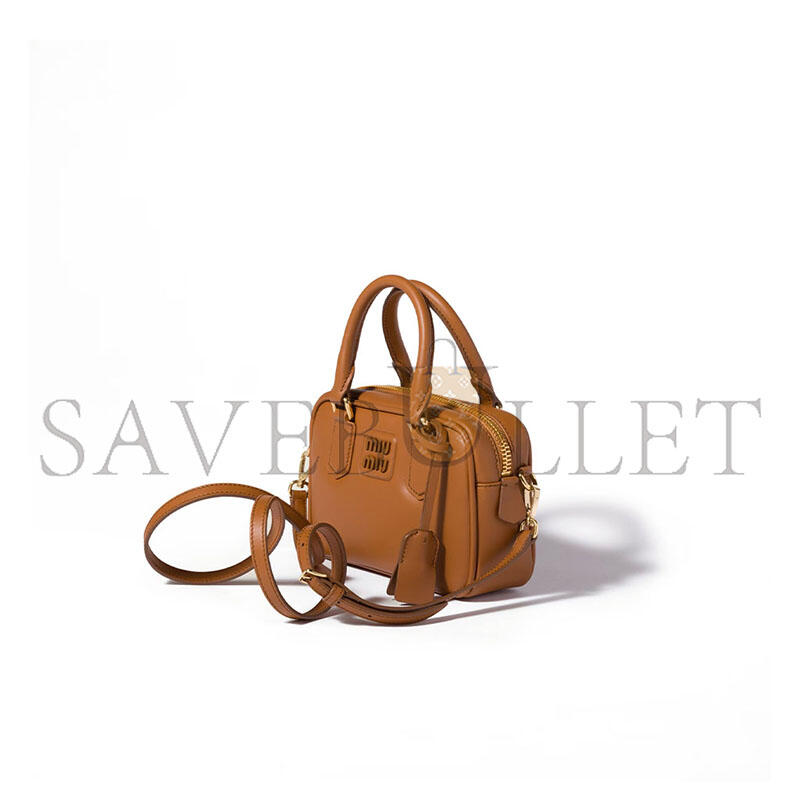 MIU MIU ARCADIE LEATHER BAG 5BB123 (19*13*6cm)